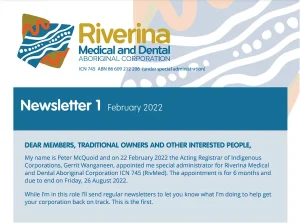 Newsletter 1 February 2022