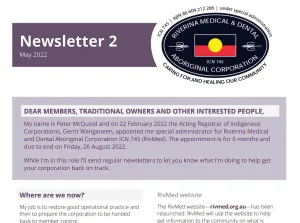 Newsletter 2 May 2022