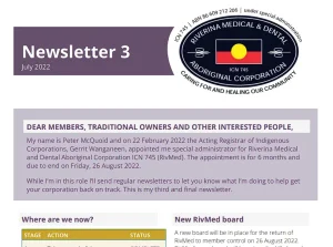 Newsletter 3 July 2022